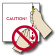 KLEVER KUTTER CAUTION